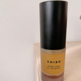 シロ(shiro)のshiro オイル美容液　ニームオイルインセラム(オイル/美容液)