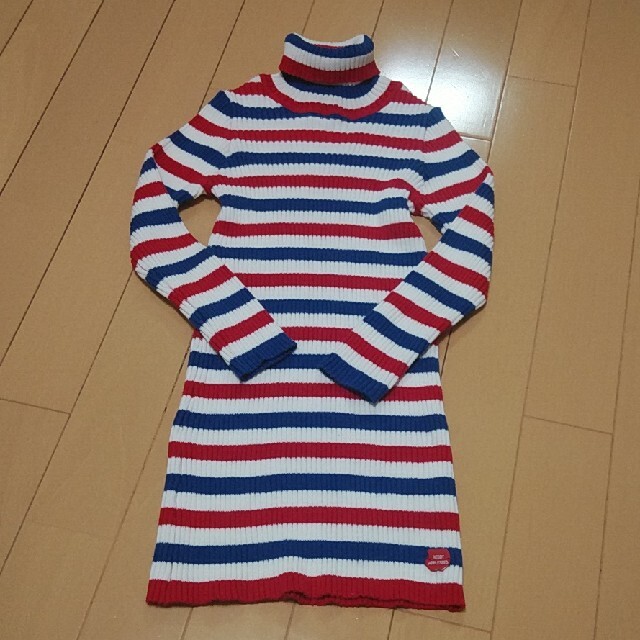 F.O.KIDS(エフオーキッズ)のF.O　トリコ　ニットワンピース　110c キッズ/ベビー/マタニティのキッズ服女の子用(90cm~)(ワンピース)の商品写真