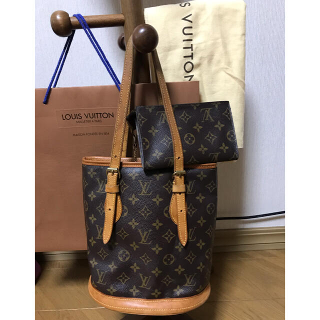 ルイ・ヴィトン Louis Vuitton バケット PM バケツ M42238-
