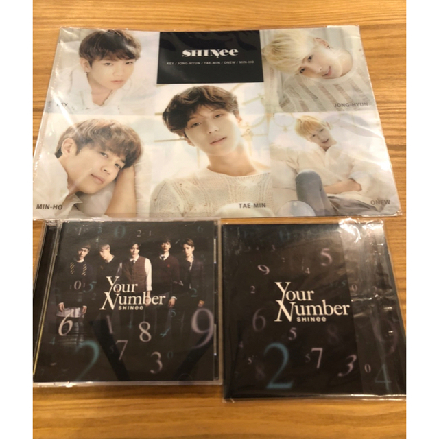 SHINee(シャイニー)のSHINee Your Number 初回限定盤　DVD付き　& クリアファイル エンタメ/ホビーのCD(K-POP/アジア)の商品写真