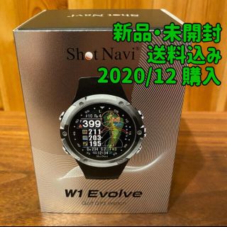 【新品未開封】ショットナビ エボルブ W1 Evolve BK(SN-EV-B)(ゴルフ)