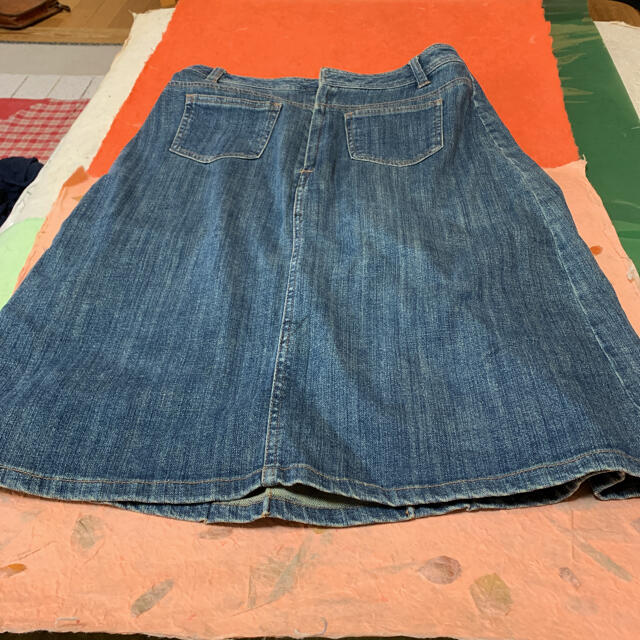 デニムスカート デニムロングスカート レディースのスカート(ひざ丈スカート)の商品写真