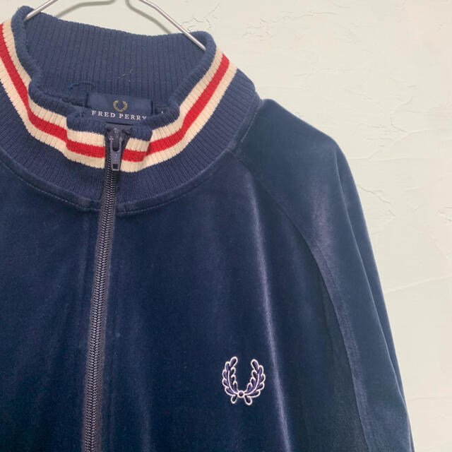 Fred perry ベロアジャケット