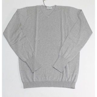 美品 JOHN SMEDLEY CLEVES ニット シルバー メリノウール