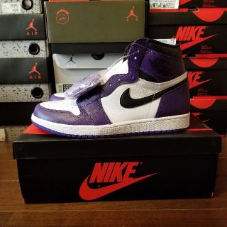 ナイキ(NIKE)の28.5 最安値 NIKE AIR JORDAN 1 COURT PURPLE(スニーカー)