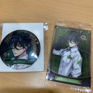 ツイステ　ウエハース3 セブン 缶バッジ マレウス(カード)