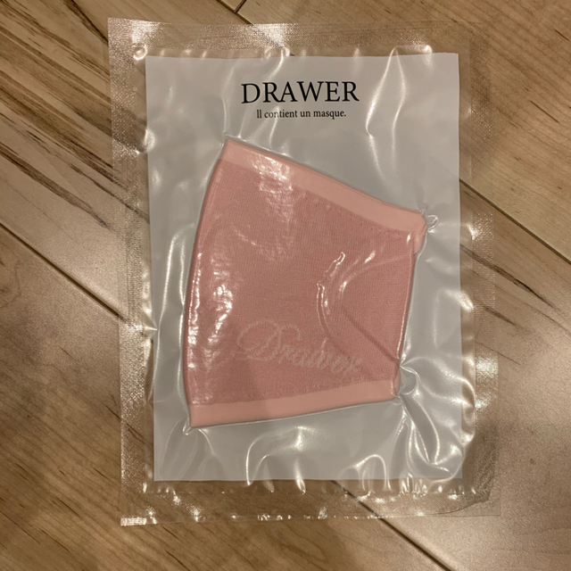 Drawer(ドゥロワー)のDrawer  ドゥロワー マスク　ピンク レディースのファッション小物(その他)の商品写真