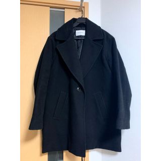 マウジー(moussy)のチェスターコート　黒　moussy(チェスターコート)