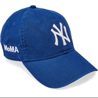 モマ(MOMA)のmoma newera キャップ　ブルー(キャップ)