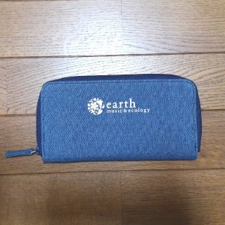 アースミュージックアンドエコロジー(earth music & ecology)のearth music&ecology　デニム長財布(財布)