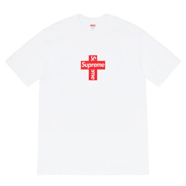 【Mサイズ】Supreme Cross Box Logo TeeTシャツ/カットソー(半袖/袖なし)