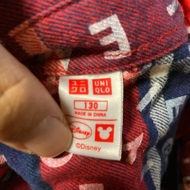 UNIQLO(ユニクロ)のUNIQLO ディズニーコラボ キッズ/ベビー/マタニティのキッズ服男の子用(90cm~)(ブラウス)の商品写真