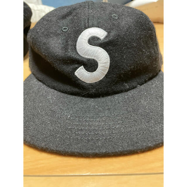 値下げ！supreme ウール　キャップ　Sロゴ