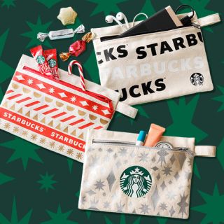 スターバックスコーヒー(Starbucks Coffee)の☆スタバ☆ホリデー☆ポーチ☆クリスマス☆(ポーチ)