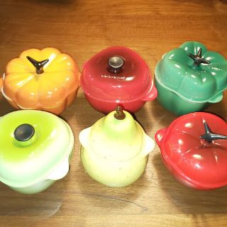 ルクルーゼ(LE CREUSET)の【送料込】ルクルーゼ  ベジタブルシリーズ6点セット(食器)