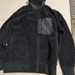 無印良品 ボアフリース ブルゾン アウター メンズ Sサイズ ブラック