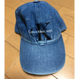 カルバンクライン(Calvin Klein)の値下げ！カルバンクラインジーンズ　デニム　キャップ(キャップ)