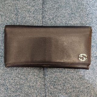 グッチ(Gucci)の【古着☆Sunny様専用】GUCCI　長財布　ネイビー(長財布)