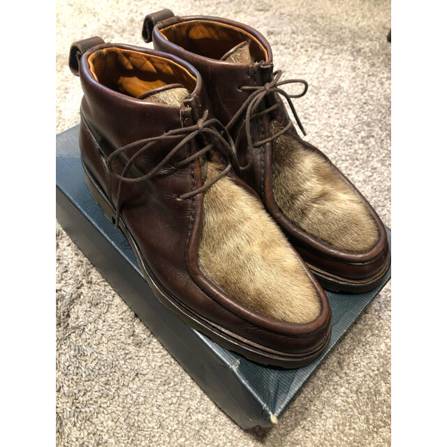 希少 paraboot パラブーツ MUCY ミューシー フォック アザラシMARRON茶素材