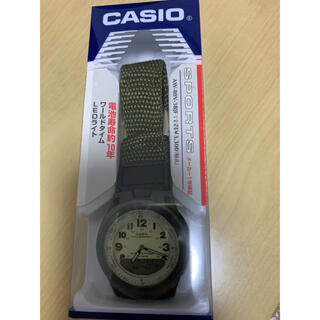 カシオ(CASIO)の[カシオ] 腕時計 スタンダード AW-80V-3BJFグリーン(腕時計(アナログ))