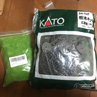 カトー(KATO`)の鉄道模型　樹木キット　広葉樹　中　　芝生(模型/プラモデル)