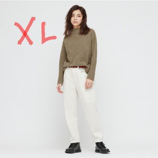 ユニクロ(UNIQLO)の✨✨碧悠様専用✨✨ユニクロ スフレヤーンハイネックセーター XL グリーン(ニット/セーター)