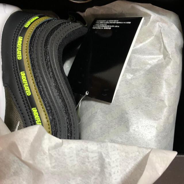 NIKE(ナイキ)のUNDEFEATED x NIKE AIR MAX 97 BLACK 28センチ メンズの靴/シューズ(スニーカー)の商品写真