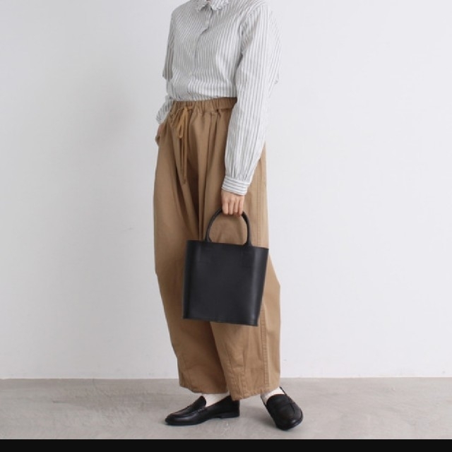日本代理店正規品 パーリッシィ コットンツイル ボリュームパンツ