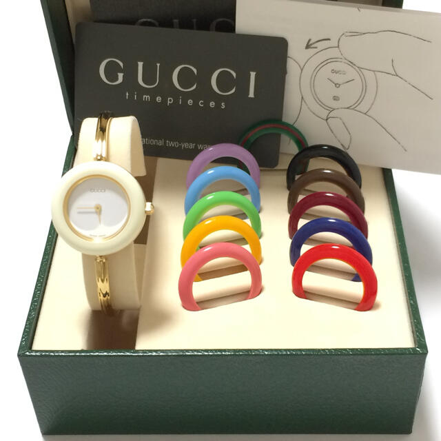 Gucci(グッチ)の7.超美品 グッチ GUCCI 時計 チェンジベゼル レディースのファッション小物(腕時計)の商品写真