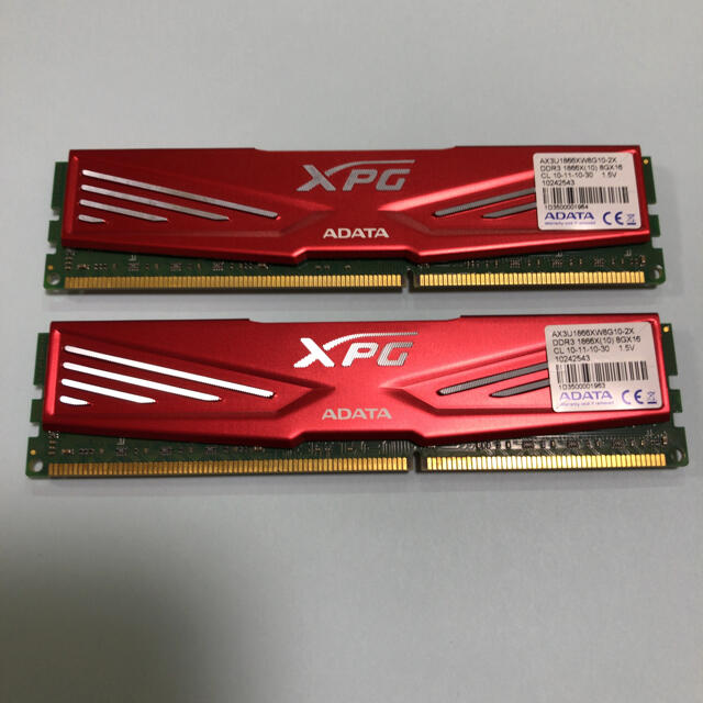 デスクトップPC用メモリ　DDR3　8GB×2