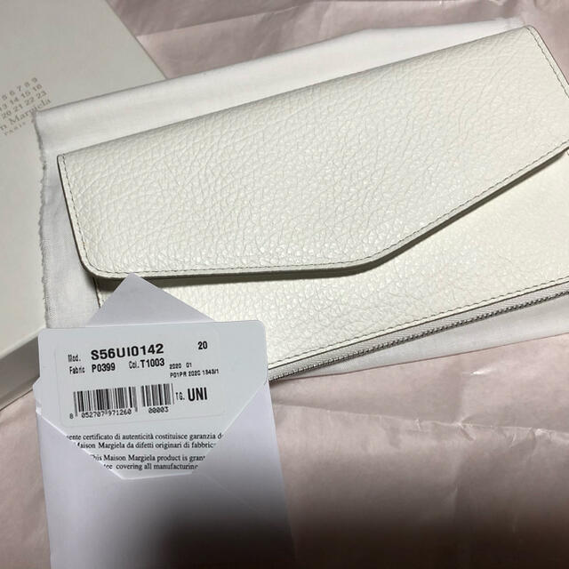 Maison Martin Margiela(マルタンマルジェラ)のみー様専用❗️レザーロングウォレット白 新品 長財布 メンズのファッション小物(長財布)の商品写真