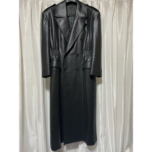 JOHN LAWRENCE SULLIVAN(ジョンローレンスサリバン)のJOHNLAWRENCESULLIVAN WAIST GATHERED COAT メンズのジャケット/アウター(トレンチコート)の商品写真