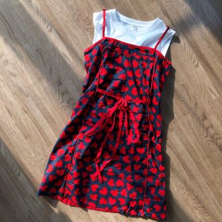 マークバイマークジェイコブス(MARC BY MARC JACOBS)の専用☆MARC BY MARC JACOBS　ハート柄ワンピース(ミニワンピース)