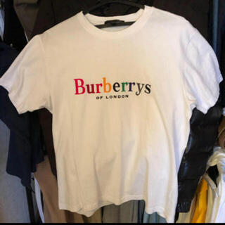 BURBERRY - バーバリー burberry 18ss レインボー Tシャツの通販｜ラクマ