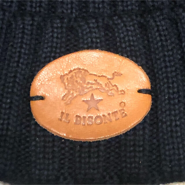 IL BISONTE(イルビゾンテ)の【未使用品】イルビゾンテ　ニット帽 メンズの帽子(ニット帽/ビーニー)の商品写真