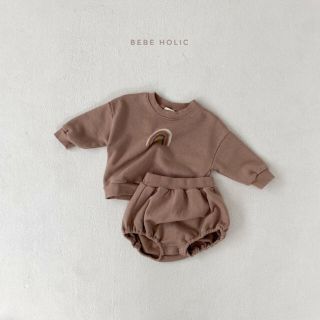 ムジルシリョウヒン(MUJI (無印良品))のおみ様専用　BEBE HOLIC  セットアップ　18M 80-90cm(ロンパース)