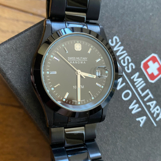 スイスミリタリー(SWISS MILITARY)のスイスミリタリー 腕時計 エレガントブラック ML132(腕時計(アナログ))