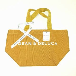 ディーンアンドデルーカ(DEAN & DELUCA)の【新品】人気のDEAN&DELUCA トートバッグ　Sサイズ キャラメルイエロー(トートバッグ)