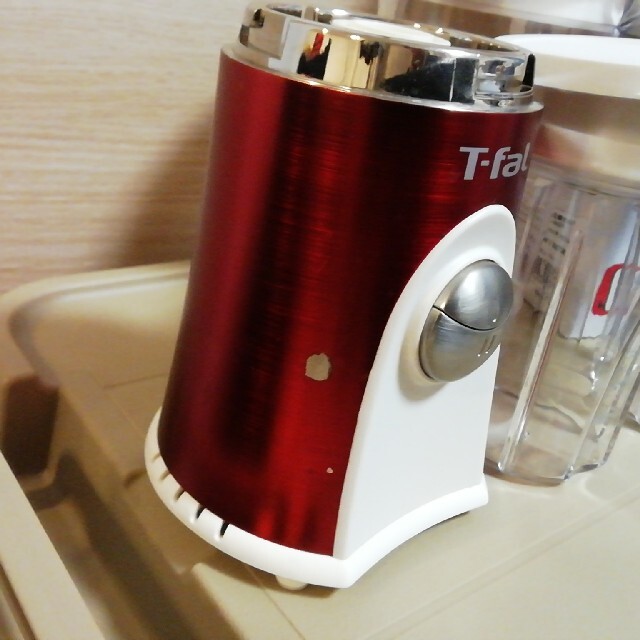 T-fal(ティファール)のT-fal　ティファールミキサー ミニマルチ ルビーレッド BL126G71 スマホ/家電/カメラの調理家電(ジューサー/ミキサー)の商品写真