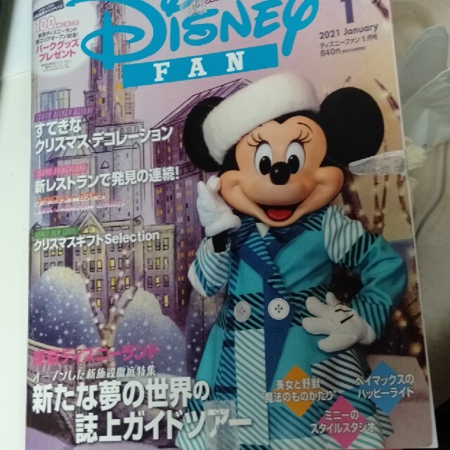 Disney(ディズニー)のDisney FAN (ディズニーファン) 2021年 01月号 エンタメ/ホビーの雑誌(絵本/児童書)の商品写真