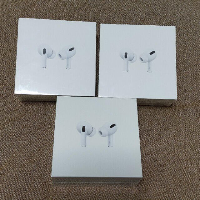 エアーポッズプロエアポッツプロ【新品未開封・国内正規品】AirPods Pro（エアポッズ プロ）３個セット