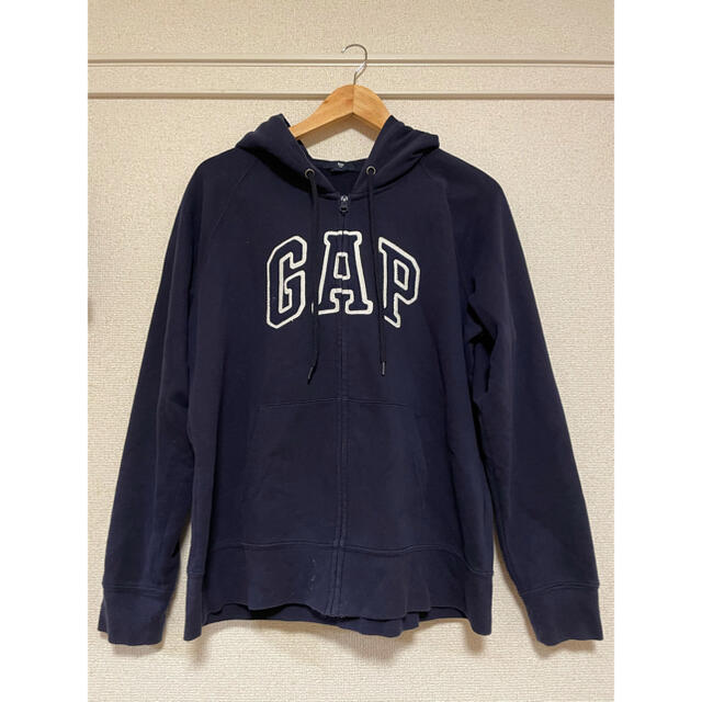 GAP(ギャップ)のGAP ロゴパーカー　navy uniform レディースのトップス(パーカー)の商品写真