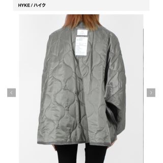 HYKE QUILTED BIG LINER JACKET