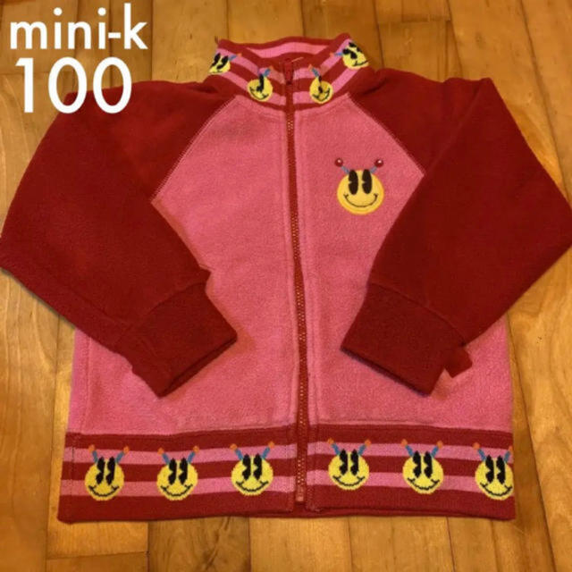 MINI-K(ミニケー)のmini-k 100cm フリース 上着 キッズ/ベビー/マタニティのキッズ服女の子用(90cm~)(ジャケット/上着)の商品写真
