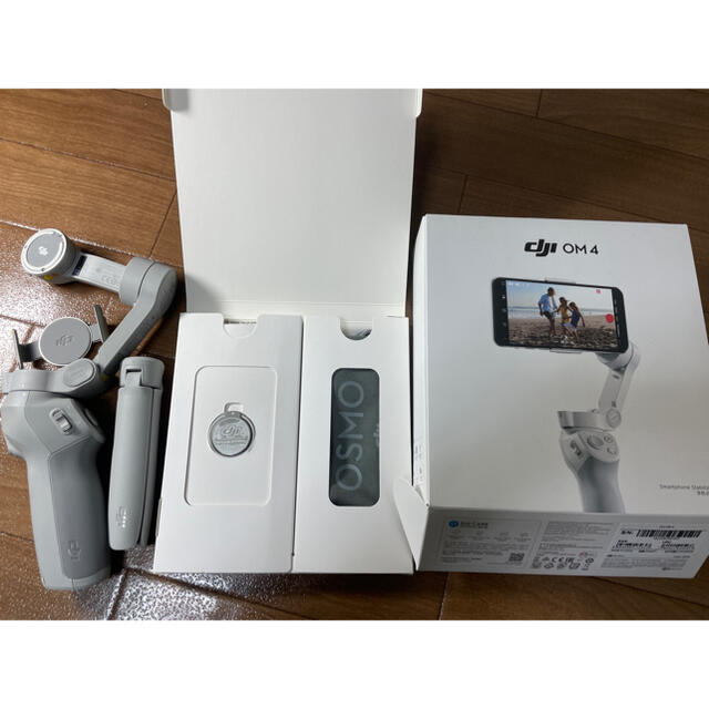 美品】DJI OM4 スマホ用 ジンバル ケース マグネットシール 未使用 超