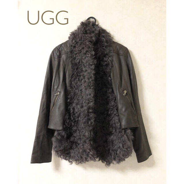 UGG ラム ファー レザー ジャケット