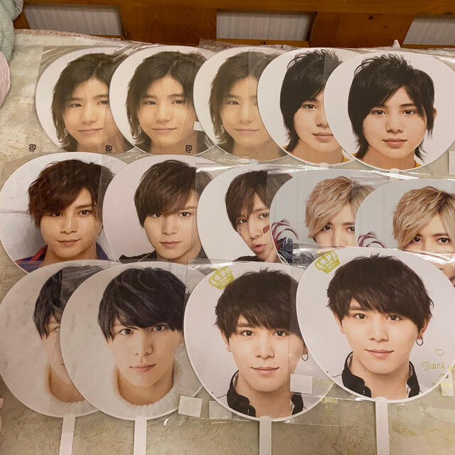 Hey! Say! JUMP(ヘイセイジャンプ)のHey! Say! JUMP 山田涼介 うちわ 14本セット エンタメ/ホビーのタレントグッズ(アイドルグッズ)の商品写真