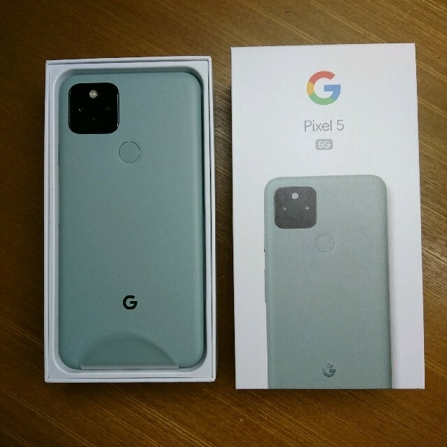 Google Pixel 5  Sorta Sage SIMフリー新品未使用スマートフォン本体