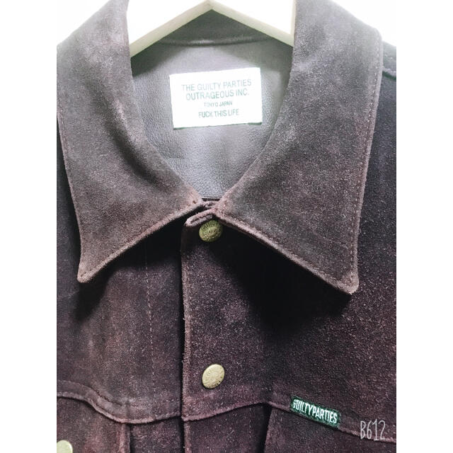 WACKO MARIA(ワコマリア)の定価約9万 wackomaria ワコマリア Suede Trucker JKT メンズのジャケット/アウター(レザージャケット)の商品写真