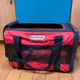 アウトドア(OUTDOOR)の【訳あり】ペット用 キャリーバッグ 赤 OUTDOOR(犬)